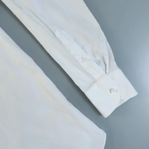 LORO PIANA Men's White Dress Shirt 15.75/40 NWT - Picture 7 of 12